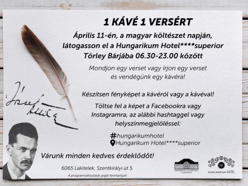 1 kávé 1 versért