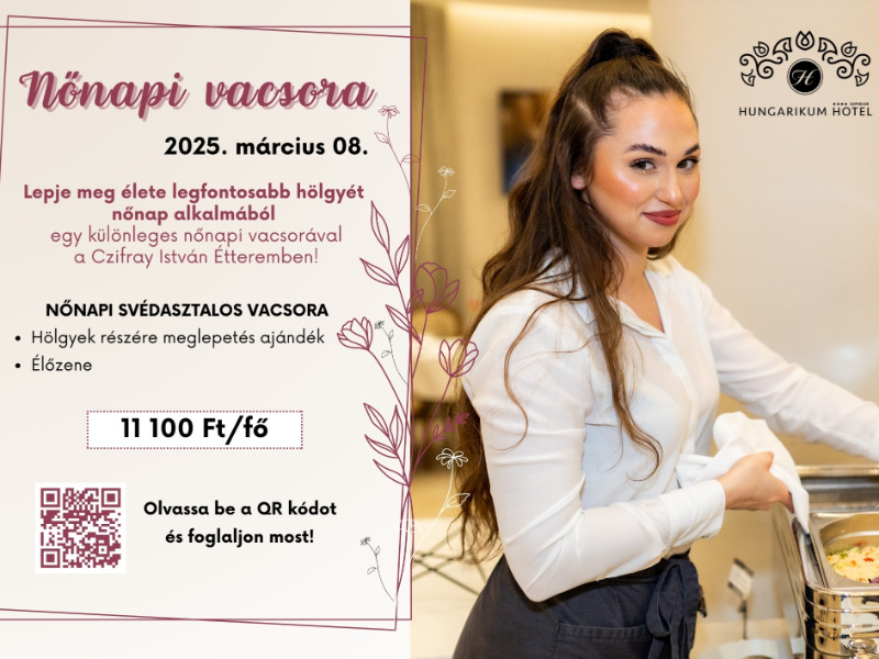 Nőnapi svédasztalos vacsora