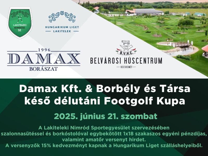 Sport és kikapcsolódás egy helyen – Footgolf közvetlenül a Hungarikum Hotel mellett
