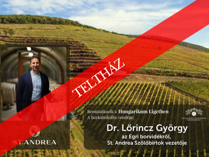 Borkóstoló Dr. Lőrincz Györggyel az Egri borvidékről
