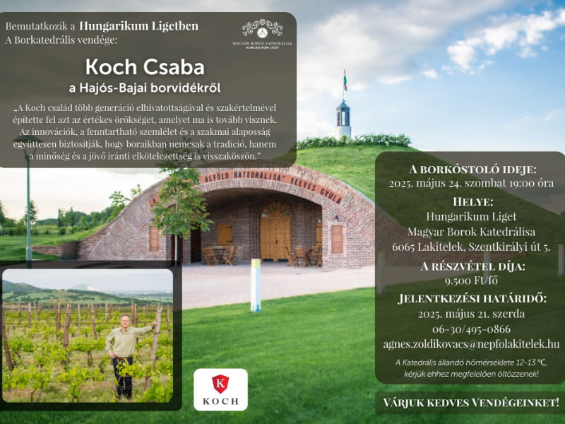  Borkóstoló Koch Csabával