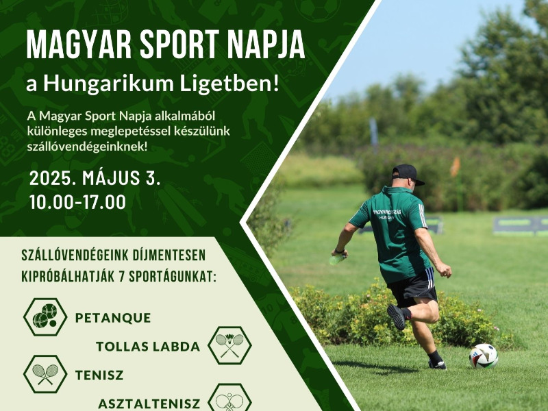 Magyar sport napja a Hungarikum Ligetben