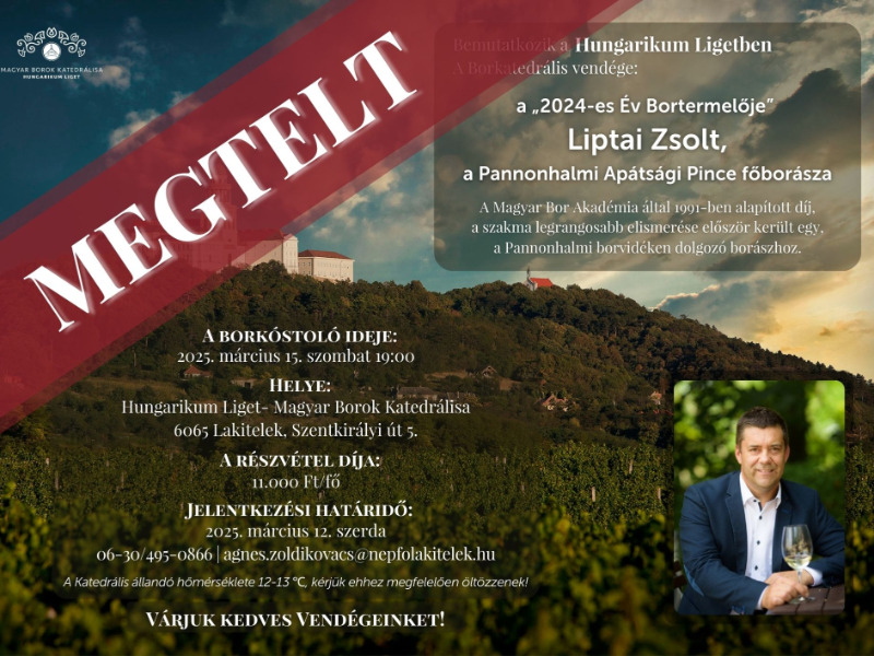 Pannonhalmi borkóstoló - MEGTELT