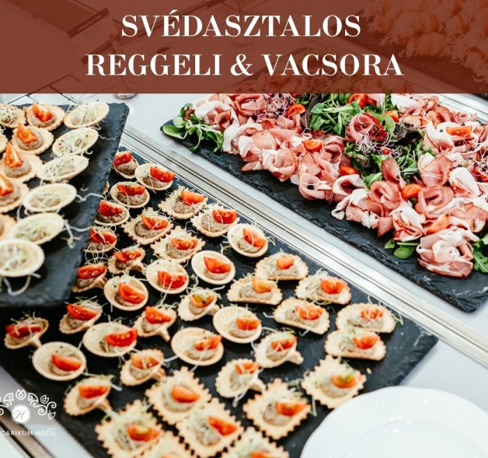 Svédasztalos reggeli és vacsora