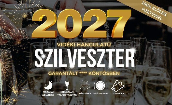 Szilveszteri ajánlat (100% előlegfizetéssel)