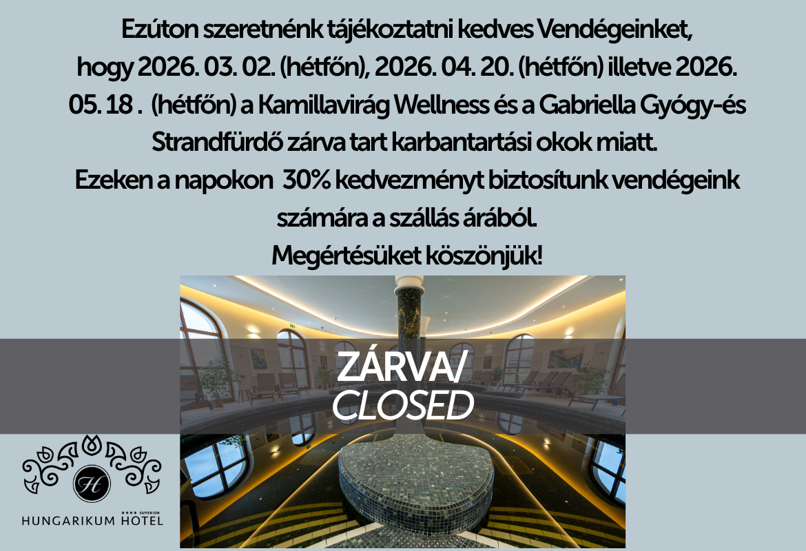 Tájékoztatás karbantartásról!